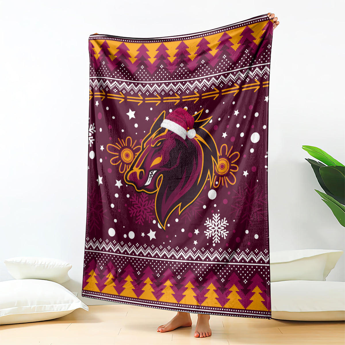 broncos-rugby-blanket-heart-of-all-queenland-2023-christmas-vibe-unique