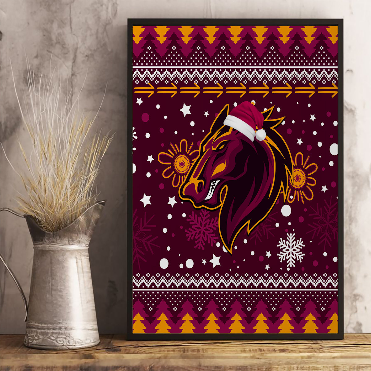broncos-rugby-canvas-wall-art-heart-of-all-queenland-2023-christmas-vibe-unique