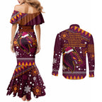 broncos-rugby-couples-matching-mermaid-dress-and-long-sleeve-button-shirts-heart-of-all-queenland-2023-christmas-vibe-unique
