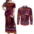 broncos-rugby-couples-matching-off-shoulder-maxi-dress-and-long-sleeve-button-shirts-heart-of-all-queenland-2023-christmas-vibe-unique