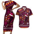 broncos-rugby-couples-matching-short-sleeve-bodycon-dress-and-hawaiian-shirt-heart-of-all-queenland-2023-christmas-vibe-unique