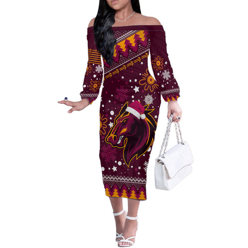 broncos-rugby-family-matching-off-shoulder-long-sleeve-dress-and-hawaiian-shirt-heart-of-all-queenland-2023-christmas-vibe-unique