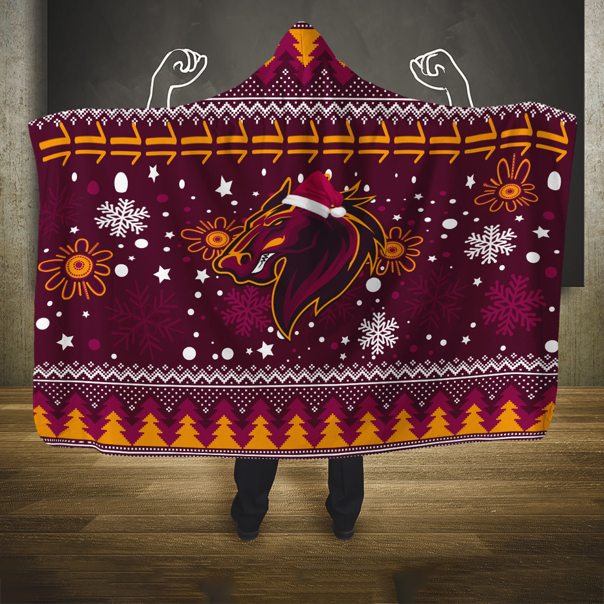 broncos-rugby-hooded-blanket-heart-of-all-queenland-2023-christmas-vibe-unique