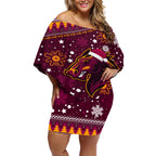 broncos-rugby-off-shoulder-short-dress-heart-of-all-queenland-2023-christmas-vibe-unique