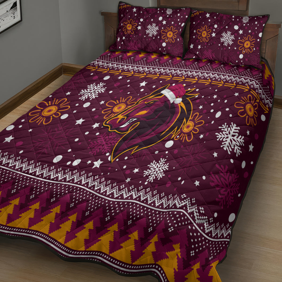 broncos-rugby-quilt-bed-set-heart-of-all-queenland-2023-christmas-vibe-unique
