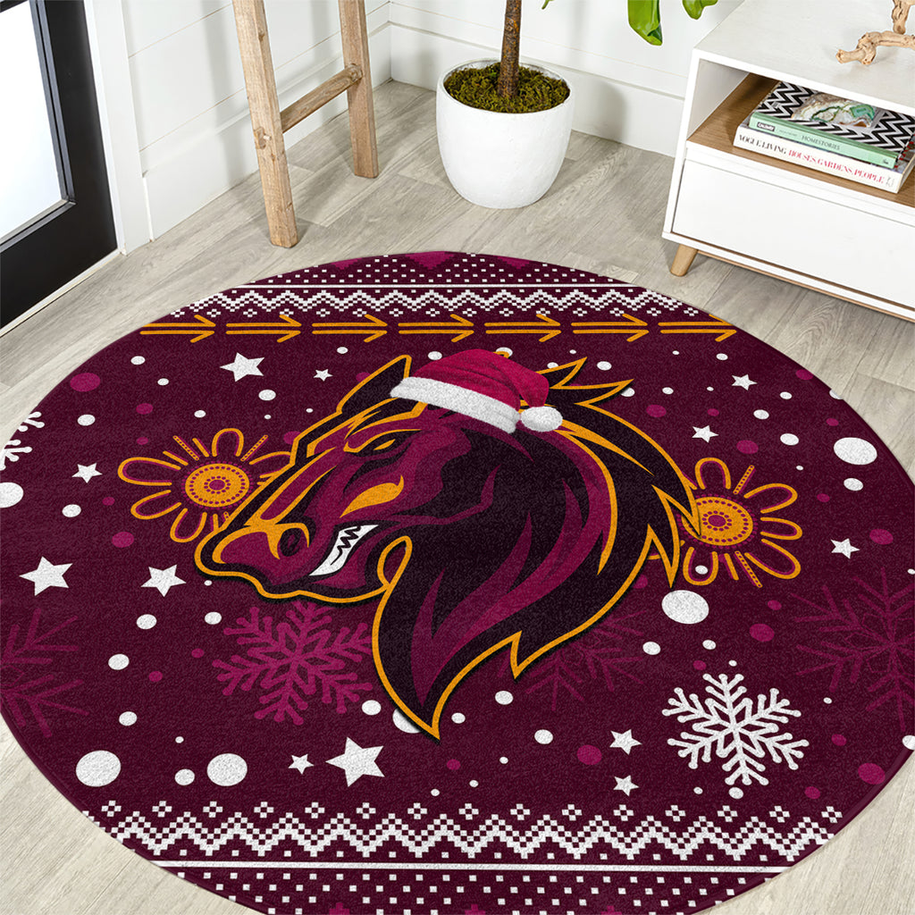 broncos-rugby-round-carpet-heart-of-all-queenland-2023-christmas-vibe-unique