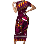 broncos-rugby-short-sleeve-bodycon-dress-heart-of-all-queenland-2023-christmas-vibe-unique