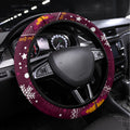 Broncos Rugby Steering Wheel Cover Heart Of All Queenland 2023 Christmas Vibe Unique