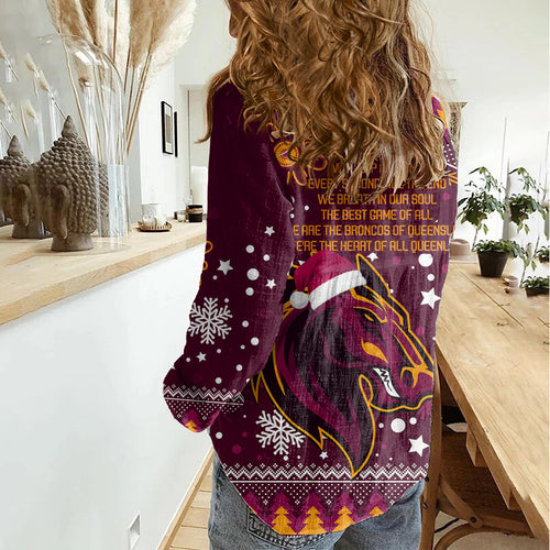 broncos-rugby-women-casual-shirt-heart-of-all-queenland-2023-christmas-vibe-unique