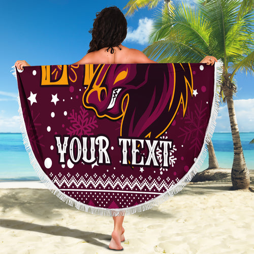 custom-broncos-rugby-beach-blanket-heart-of-all-queenland-2023-christmas-vibe-unique