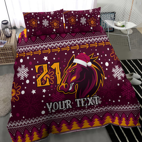 custom-broncos-rugby-bedding-set-heart-of-all-queenland-2023-christmas-vibe-unique