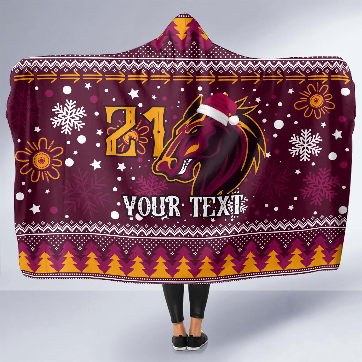 custom-broncos-rugby-hooded-blanket-heart-of-all-queenland-2023-christmas-vibe-unique