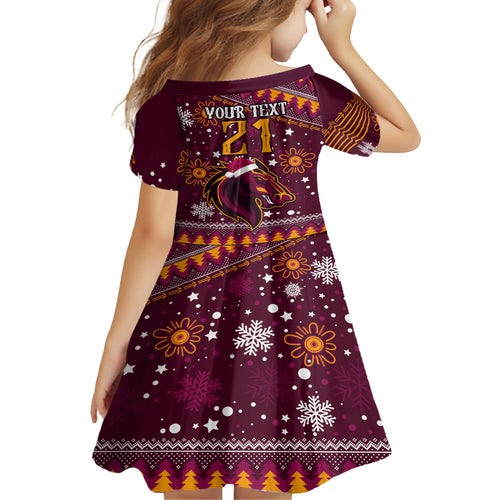 custom-broncos-rugby-kid-short-sleeve-dress-heart-of-all-queenland-2023-christmas-vibe-unique