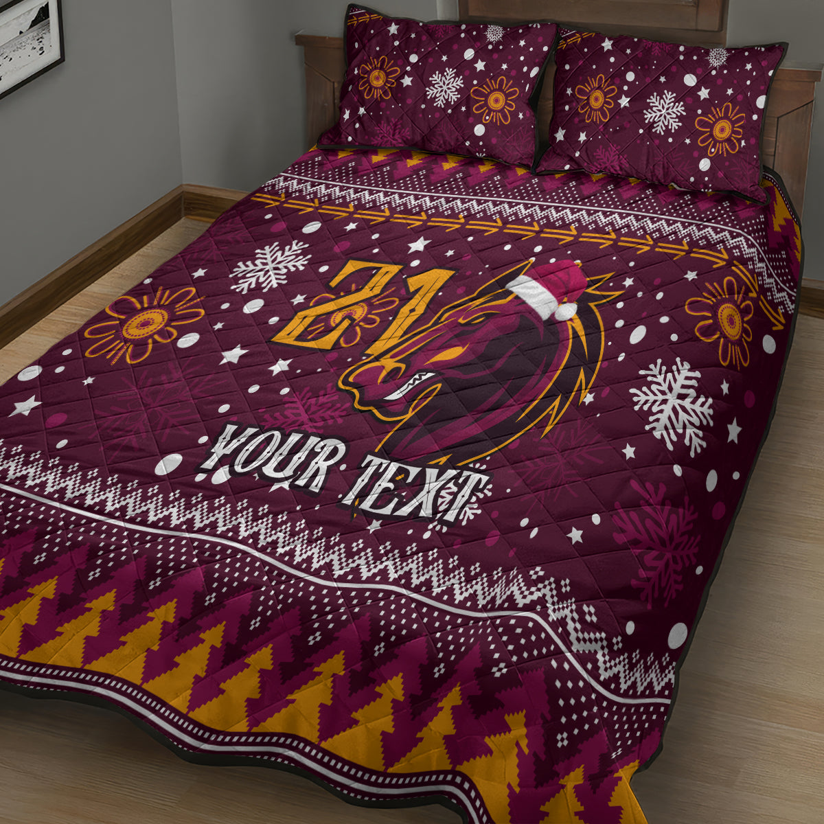 custom-broncos-rugby-quilt-bed-set-heart-of-all-queenland-2023-christmas-vibe-unique