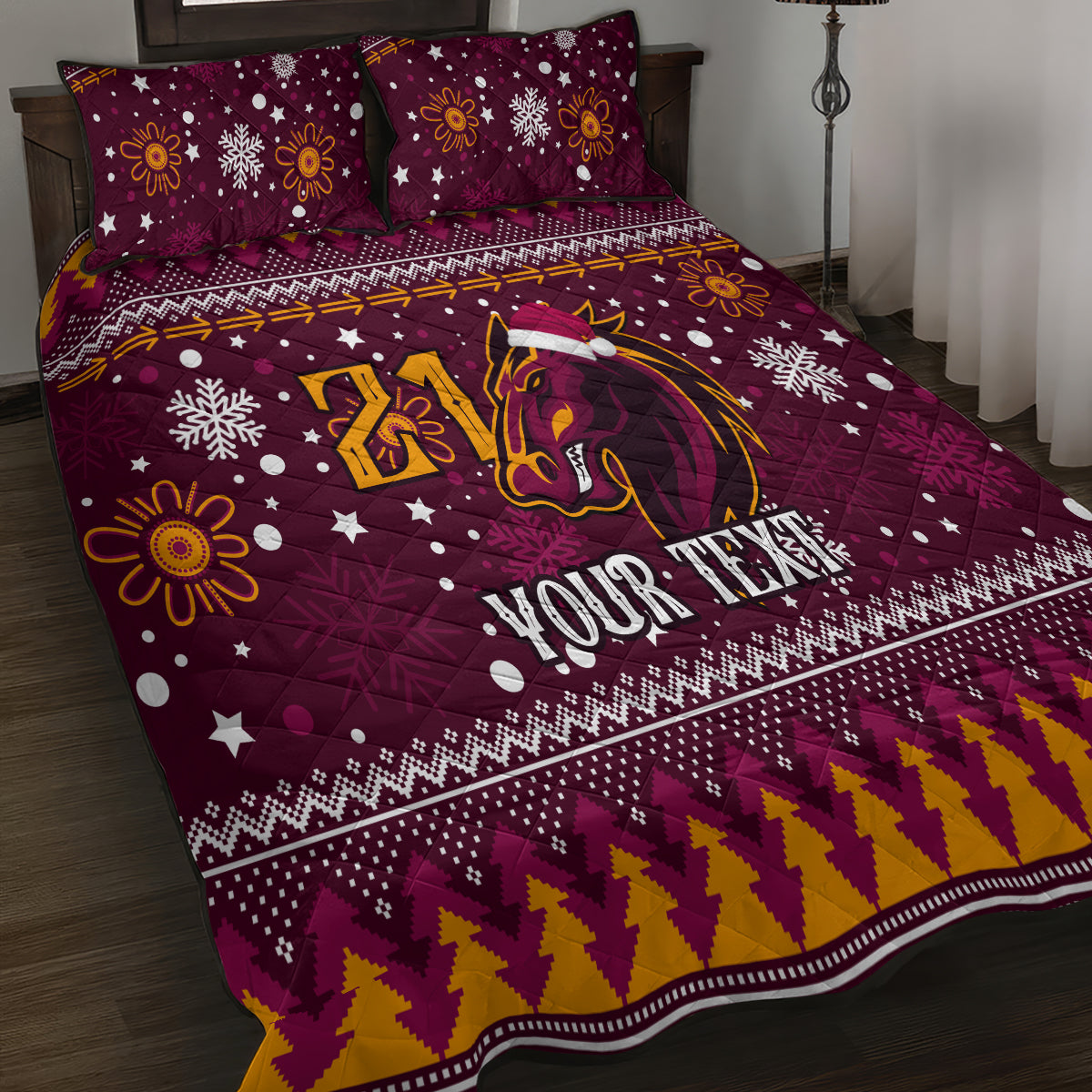 custom-broncos-rugby-quilt-bed-set-heart-of-all-queenland-2023-christmas-vibe-unique