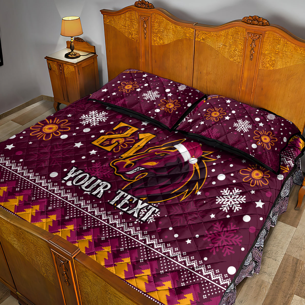 custom-broncos-rugby-quilt-bed-set-heart-of-all-queenland-2023-christmas-vibe-unique
