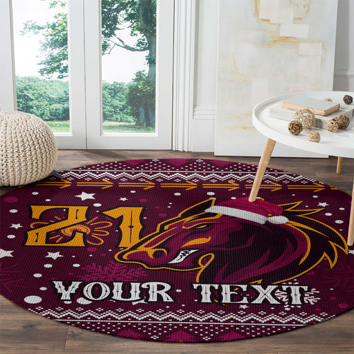 custom-broncos-rugby-round-carpet-heart-of-all-queenland-2023-christmas-vibe-unique