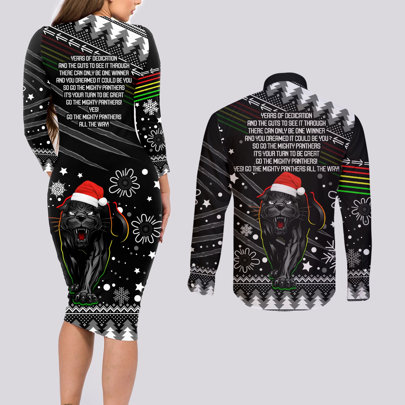 panthers-rugby-couples-matching-long-sleeve-bodycon-dress-and-long-sleeve-button-shirts-go-the-mighty-panthers-2023-christmas-vibe-unique