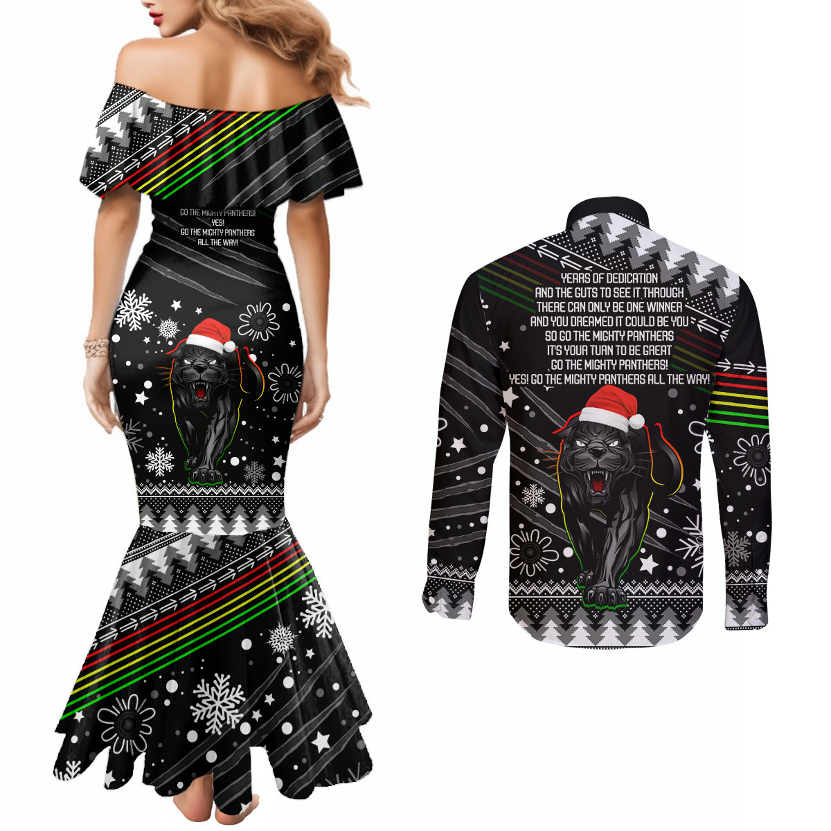 panthers-rugby-couples-matching-mermaid-dress-and-long-sleeve-button-shirts-go-the-mighty-panthers-2023-christmas-vibe-unique