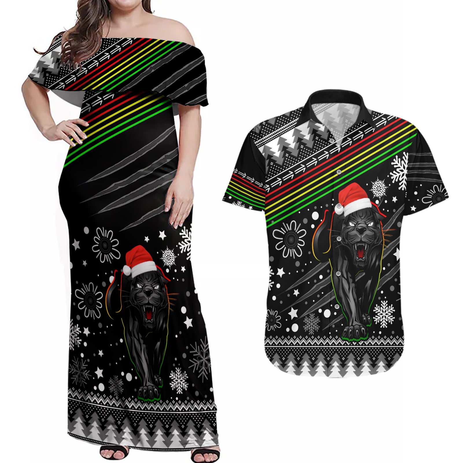 panthers-rugby-couples-matching-off-shoulder-maxi-dress-and-hawaiian-shirt-go-the-mighty-panthers-2023-christmas-vibe-unique