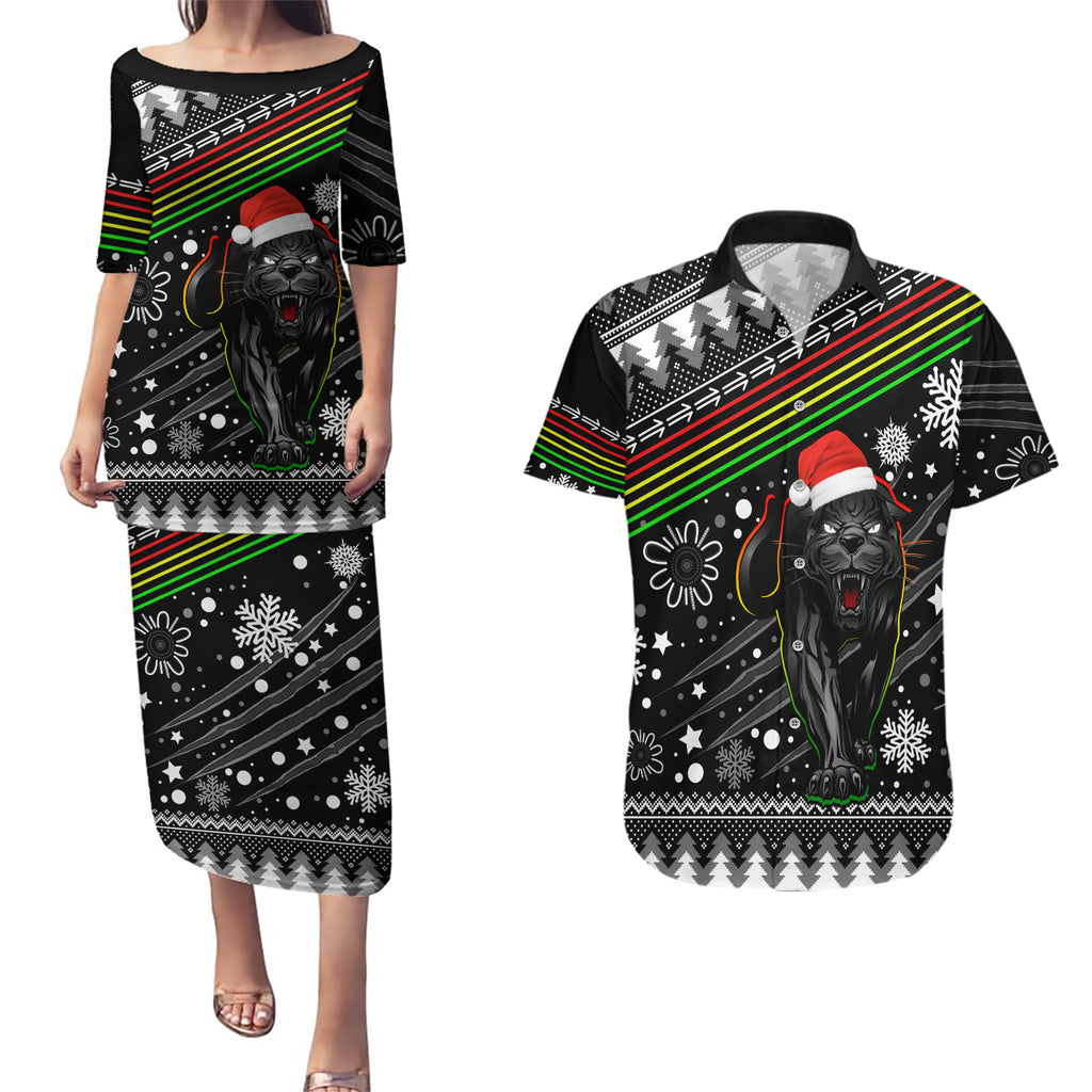 panthers-rugby-couples-matching-puletasi-dress-and-hawaiian-shirt-go-the-mighty-panthers-2023-christmas-vibe-unique