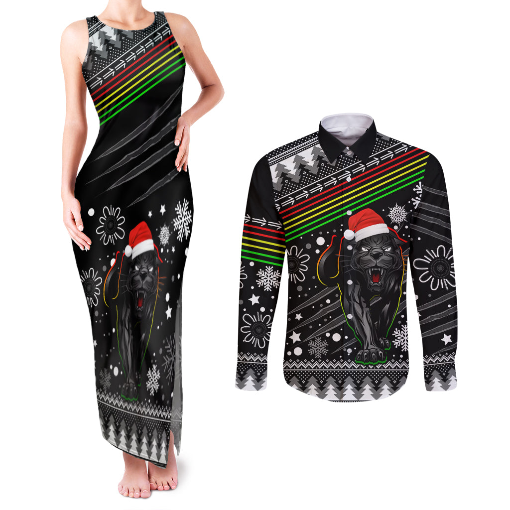 panthers-rugby-couples-matching-tank-maxi-dress-and-long-sleeve-button-shirts-go-the-mighty-panthers-2023-christmas-vibe-unique
