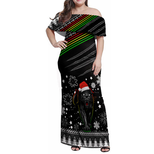 panthers-rugby-family-matching-off-shoulder-maxi-dress-and-hawaiian-shirt-go-the-mighty-panthers-2023-christmas-vibe-unique