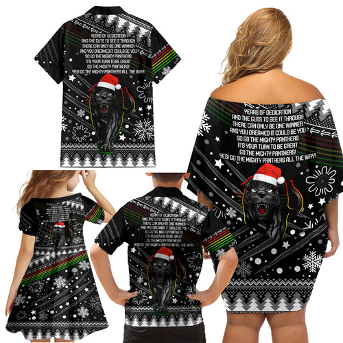 panthers-rugby-family-matching-off-shoulder-short-dress-and-hawaiian-shirt-go-the-mighty-panthers-2023-christmas-vibe-unique