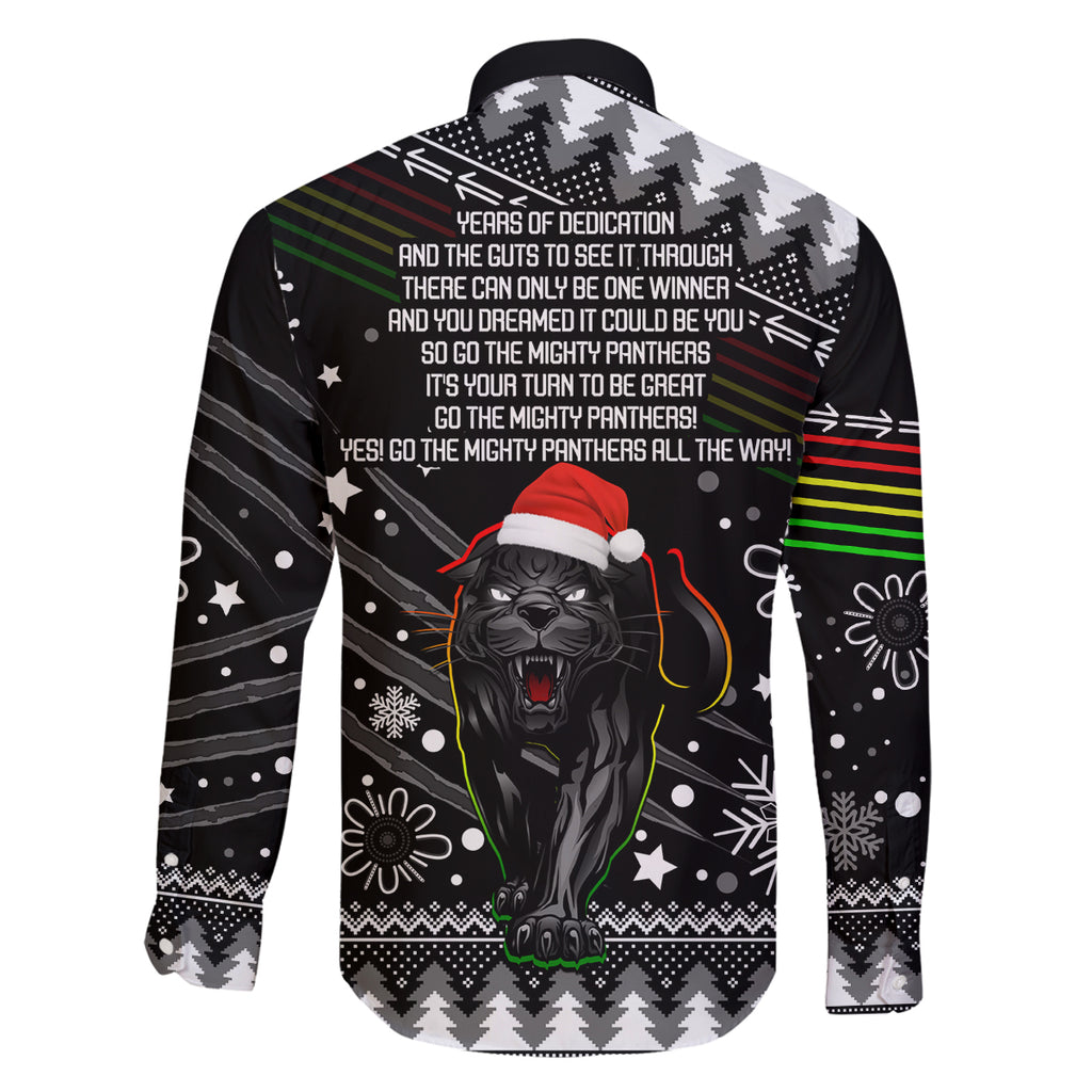 panthers-rugby-family-matching-off-shoulder-short-dress-and-hawaiian-shirt-go-the-mighty-panthers-2023-christmas-vibe-unique