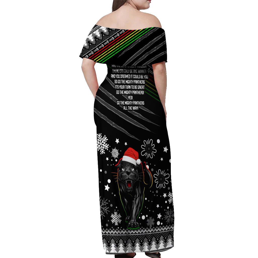 panthers-rugby-off-shoulder-maxi-dress-go-the-mighty-panthers-2023-christmas-vibe-unique