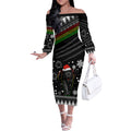 panthers-rugby-off-the-shoulder-long-sleeve-dress-go-the-mighty-panthers-2023-christmas-vibe-unique
