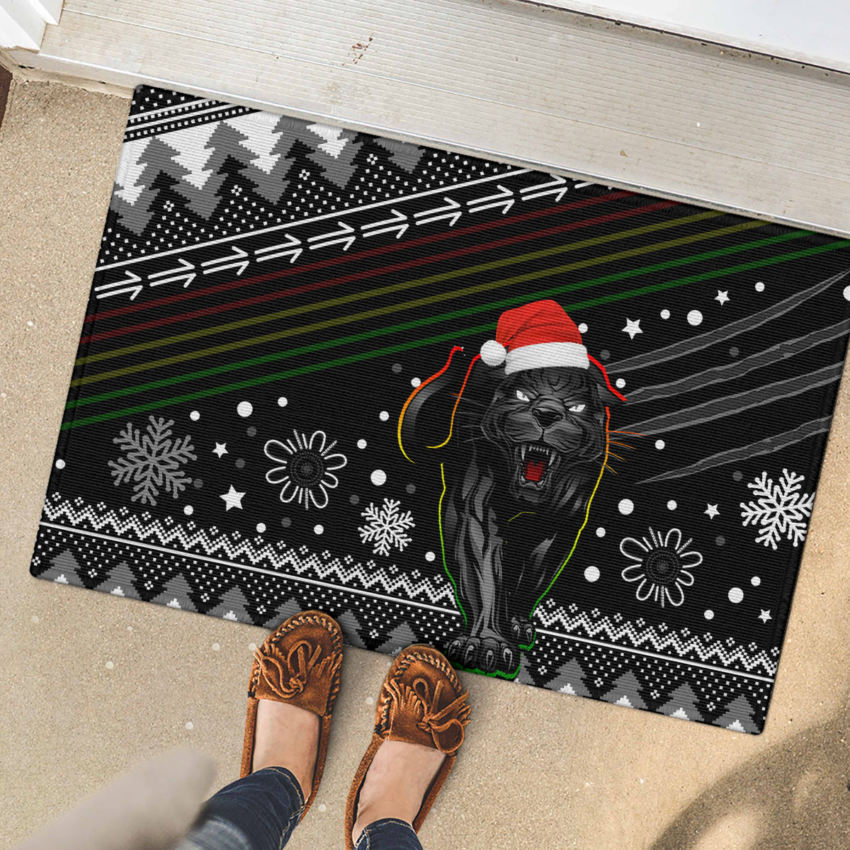 panthers-rugby-rubber-doormat-go-the-mighty-panthers-2023-christmas-vibe-unique