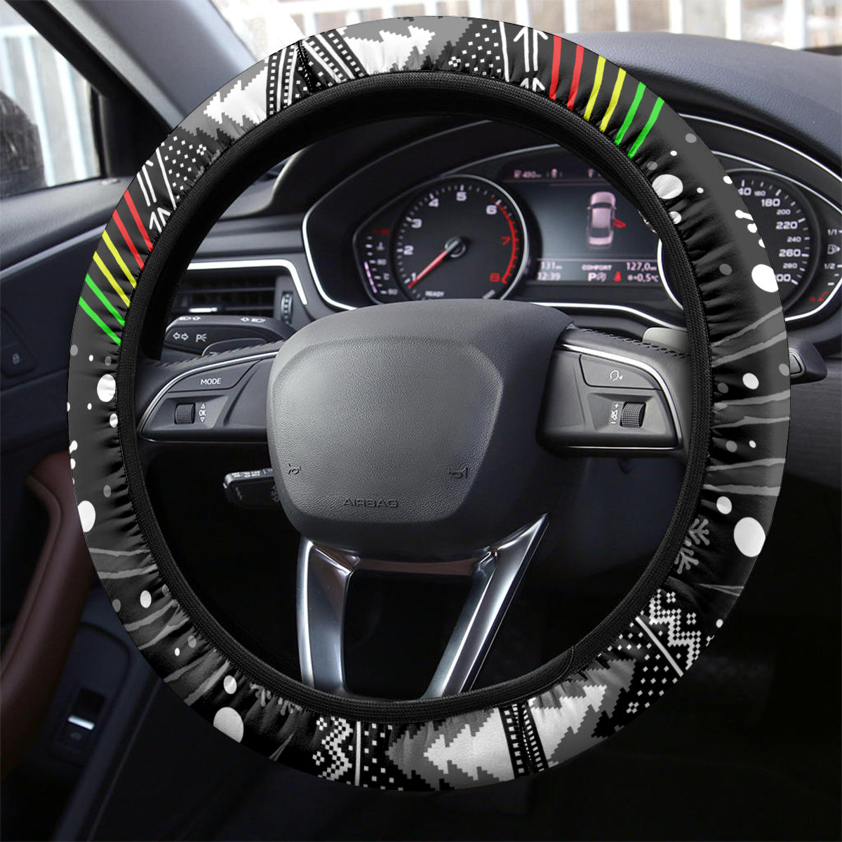 Panthers Rugby Steering Wheel Cover Go The Mighty Panthers 2023 Christmas Vibe Unique