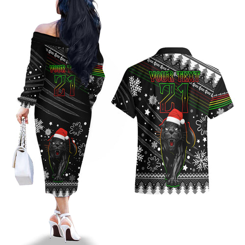 custom-panthers-rugby-couples-matching-off-the-shoulder-long-sleeve-dress-and-hawaiian-shirt-go-the-mighty-panthers-2023-christmas-vibe-unique
