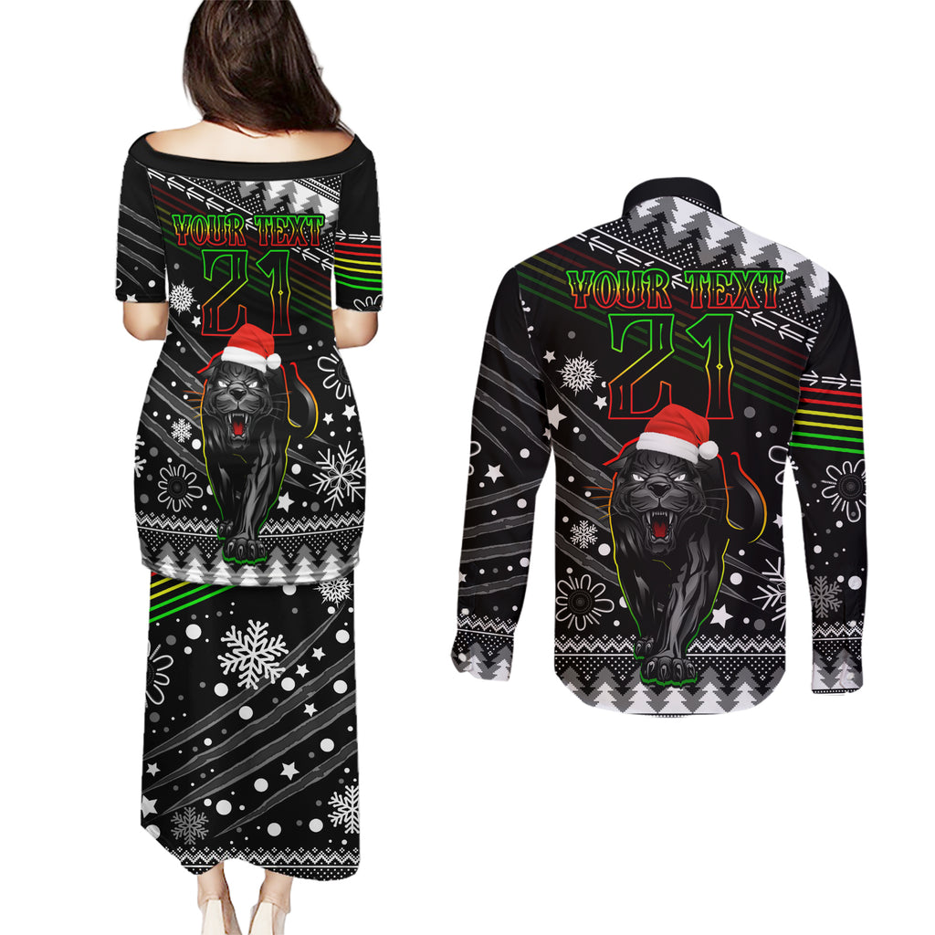 custom-panthers-rugby-couples-matching-puletasi-dress-and-long-sleeve-button-shirts-go-the-mighty-panthers-2023-christmas-vibe-unique