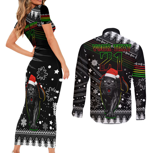 custom-panthers-rugby-couples-matching-short-sleeve-bodycon-dress-and-long-sleeve-button-shirts-go-the-mighty-panthers-2023-christmas-vibe-unique