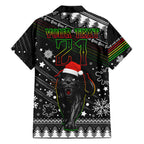 custom-panthers-rugby-family-matching-off-shoulder-maxi-dress-and-hawaiian-shirt-go-the-mighty-panthers-2023-christmas-vibe-unique