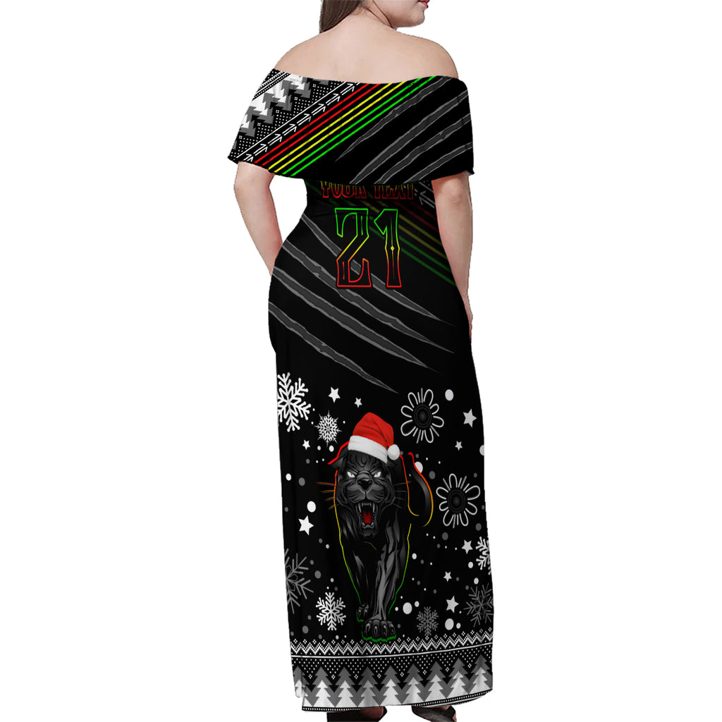 custom-panthers-rugby-family-matching-off-shoulder-maxi-dress-and-hawaiian-shirt-go-the-mighty-panthers-2023-christmas-vibe-unique
