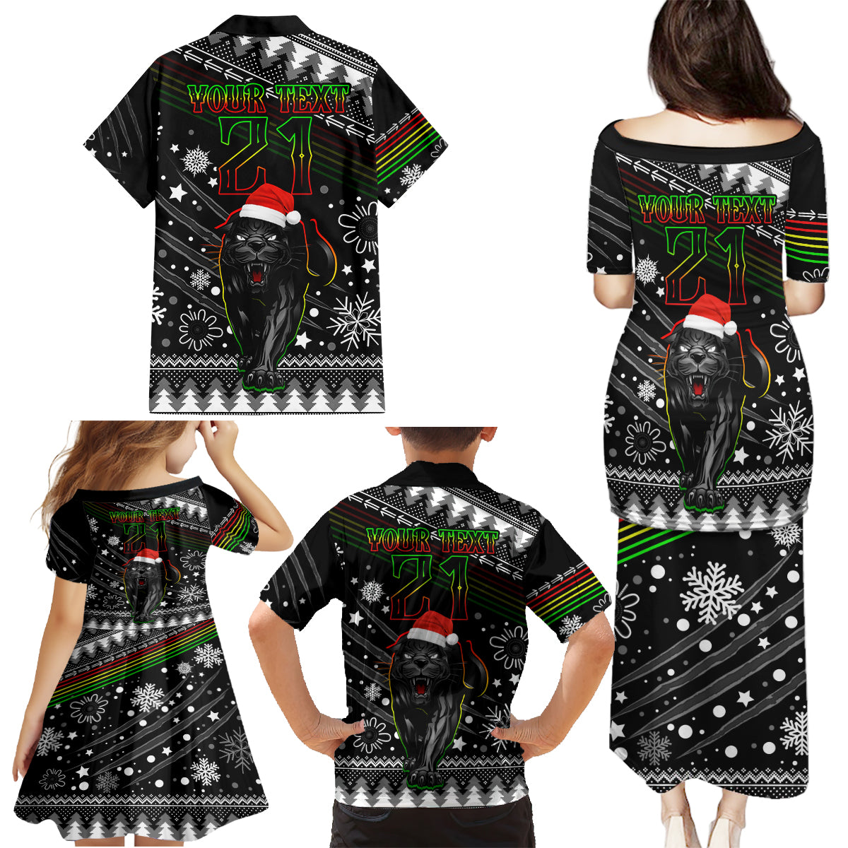 custom-panthers-rugby-family-matching-puletasi-dress-and-hawaiian-shirt-go-the-mighty-panthers-2023-christmas-vibe-unique