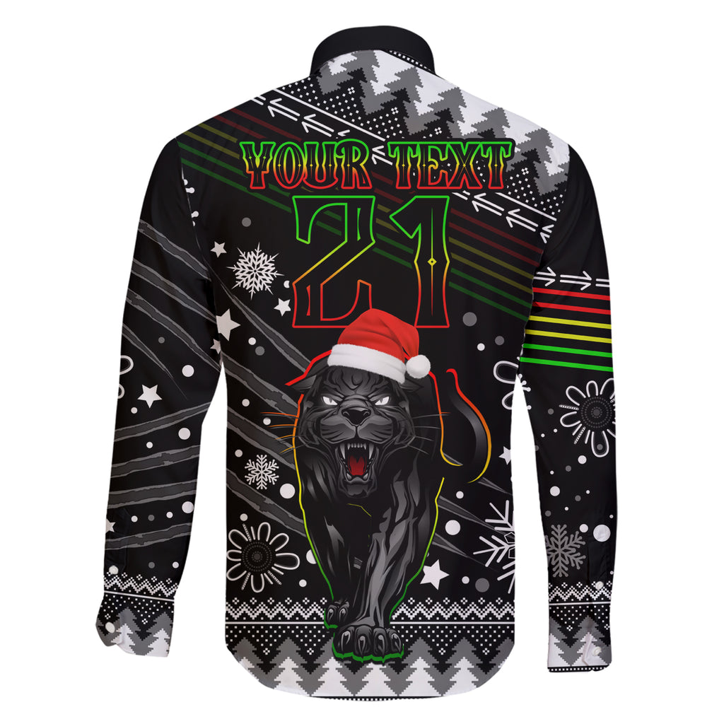 custom-panthers-rugby-family-matching-short-sleeve-bodycon-dress-and-hawaiian-shirt-go-the-mighty-panthers-2023-christmas-vibe-unique