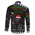 custom-panthers-rugby-family-matching-short-sleeve-bodycon-dress-and-hawaiian-shirt-go-the-mighty-panthers-2023-christmas-vibe-unique
