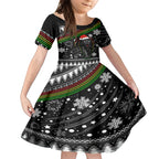 custom-panthers-rugby-kid-short-sleeve-dress-go-the-mighty-panthers-2023-christmas-vibe-unique