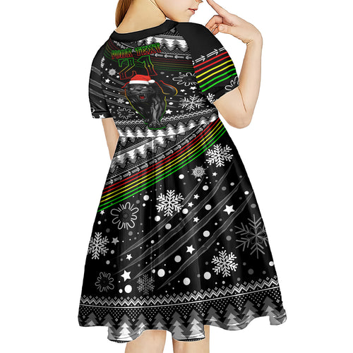 custom-panthers-rugby-kid-short-sleeve-dress-go-the-mighty-panthers-2023-christmas-vibe-unique