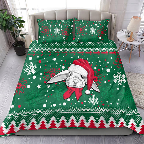rabbitohs-rugby-bedding-set-glory-glory-the-south-2023-christmas-vibe-unique