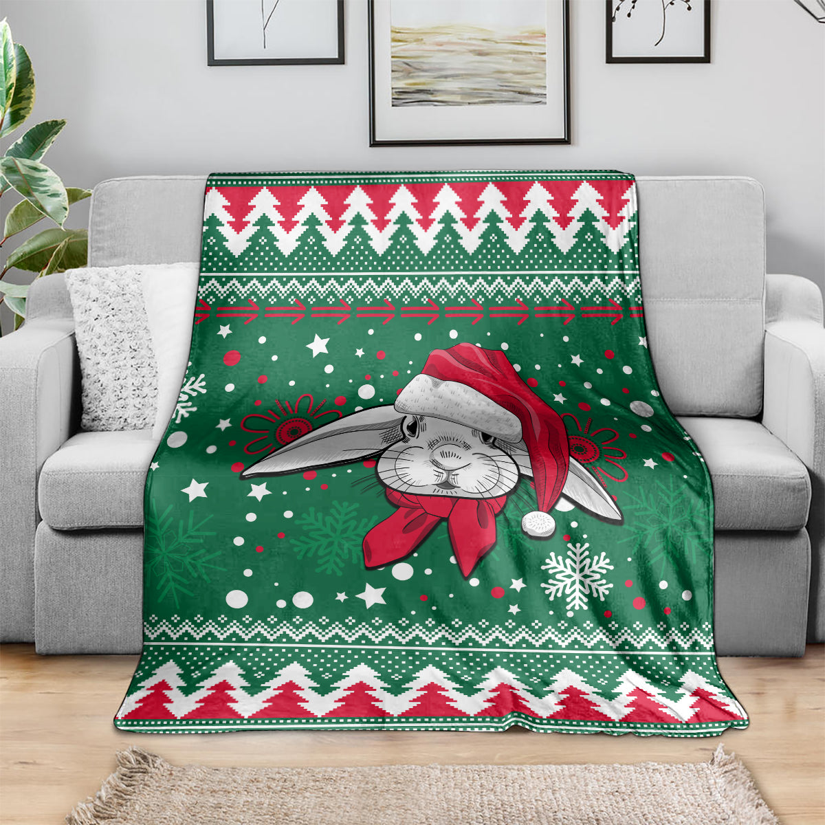 rabbitohs-rugby-blanket-glory-glory-the-south-2023-christmas-vibe-unique