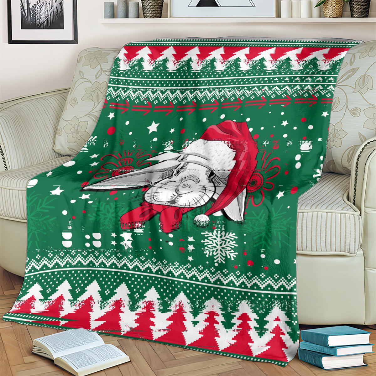 rabbitohs-rugby-blanket-glory-glory-the-south-2023-christmas-vibe-unique