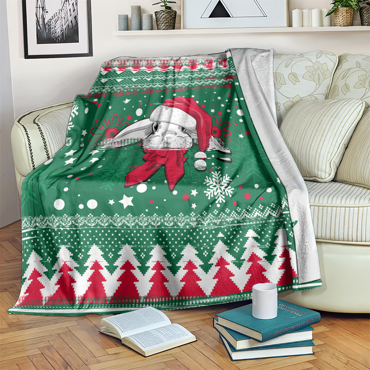 rabbitohs-rugby-blanket-glory-glory-the-south-2023-christmas-vibe-unique