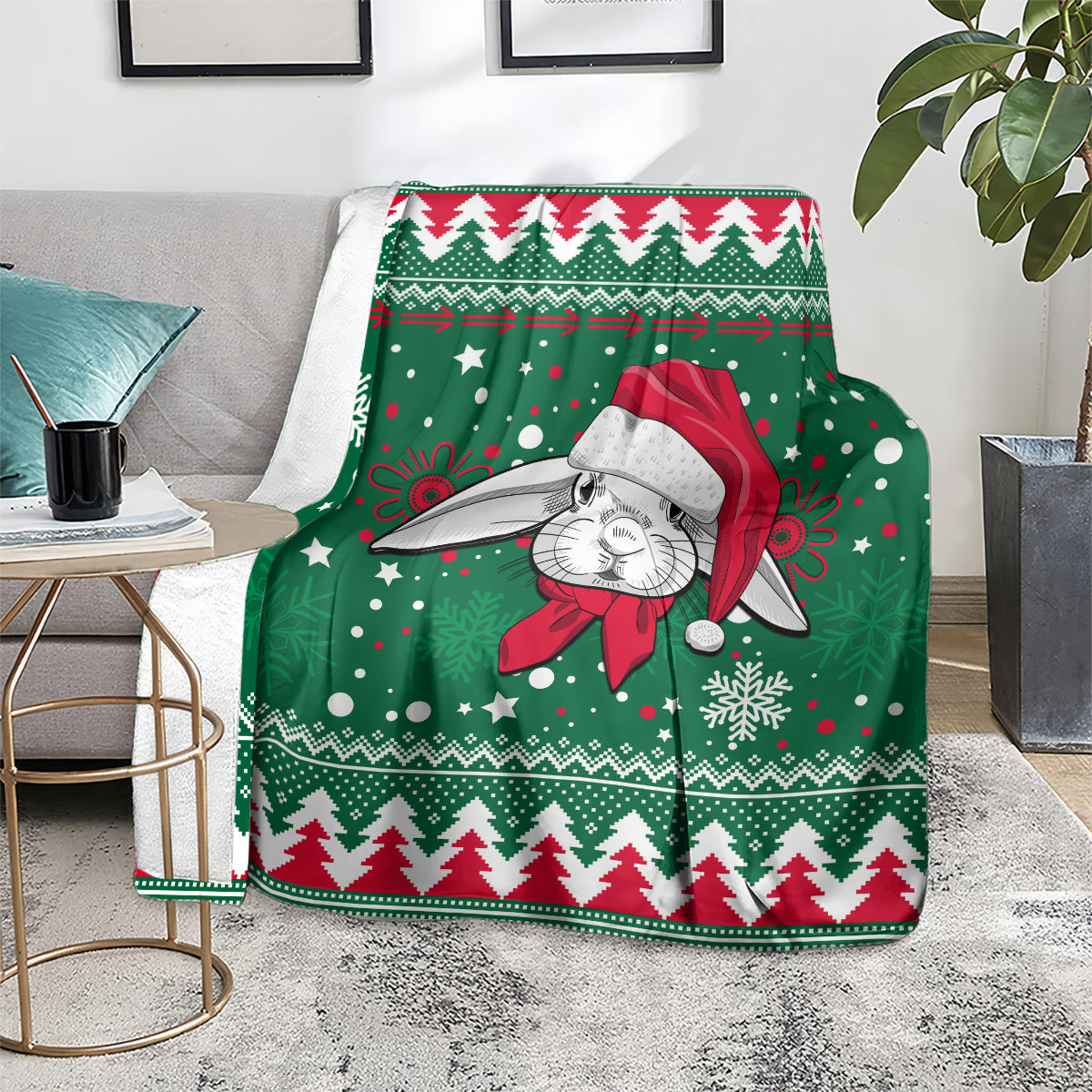 rabbitohs-rugby-blanket-glory-glory-the-south-2023-christmas-vibe-unique