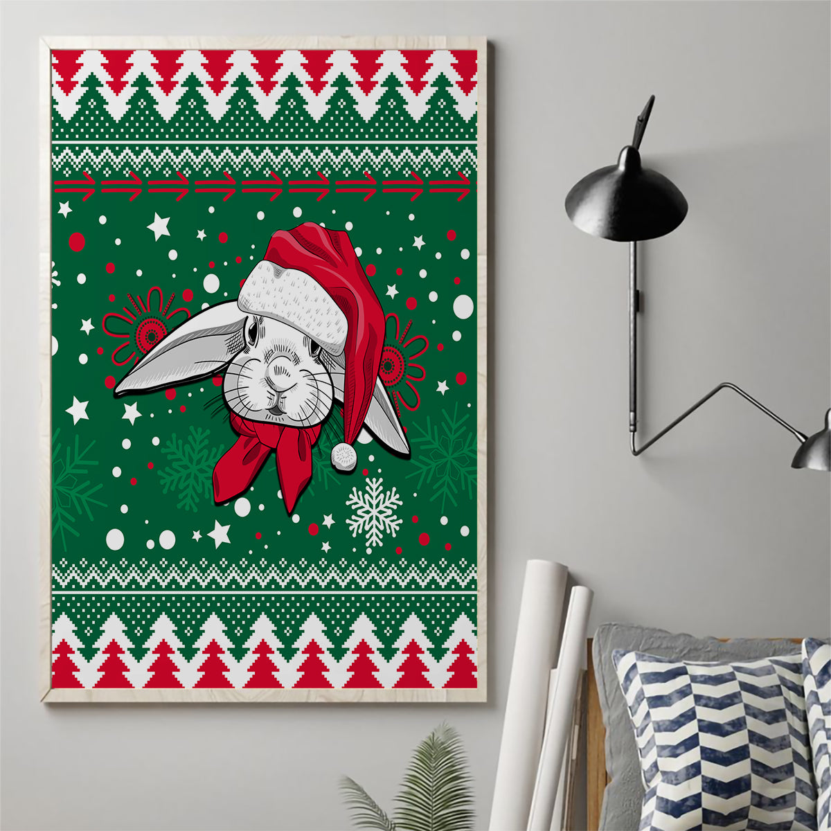 rabbitohs-rugby-canvas-wall-art-glory-glory-the-south-2023-christmas-vibe-unique