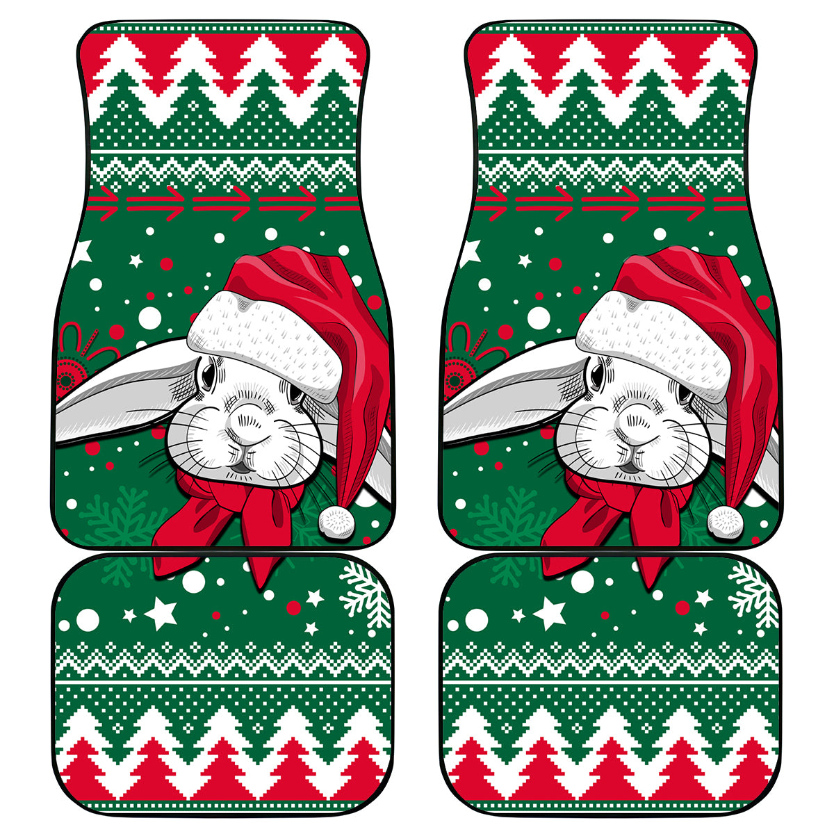 rabbitohs-rugby-car-mats-glory-glory-the-south-2023-christmas-vibe-unique